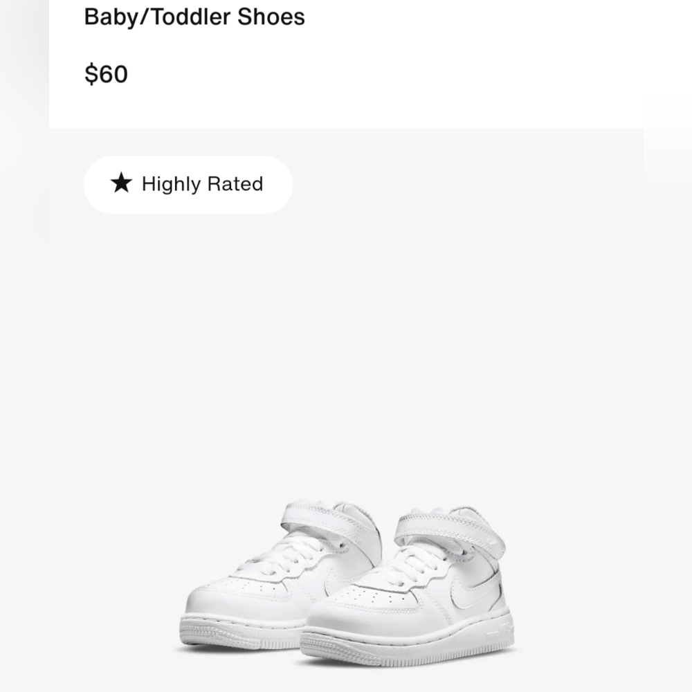 Toddler Nike Force 1 Mid LE